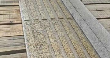 定西黄金麻盲道石 盲条