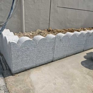 定西芝麻白花边石  围边石