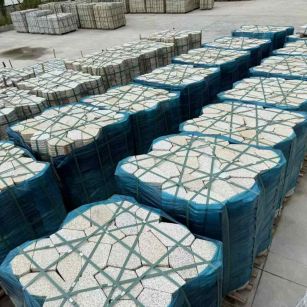 定西黄金麻冰裂纹 碎拼