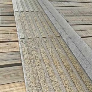 定西黄金麻盲道石 盲条