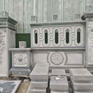 定西芝麻灰异形别墅门头