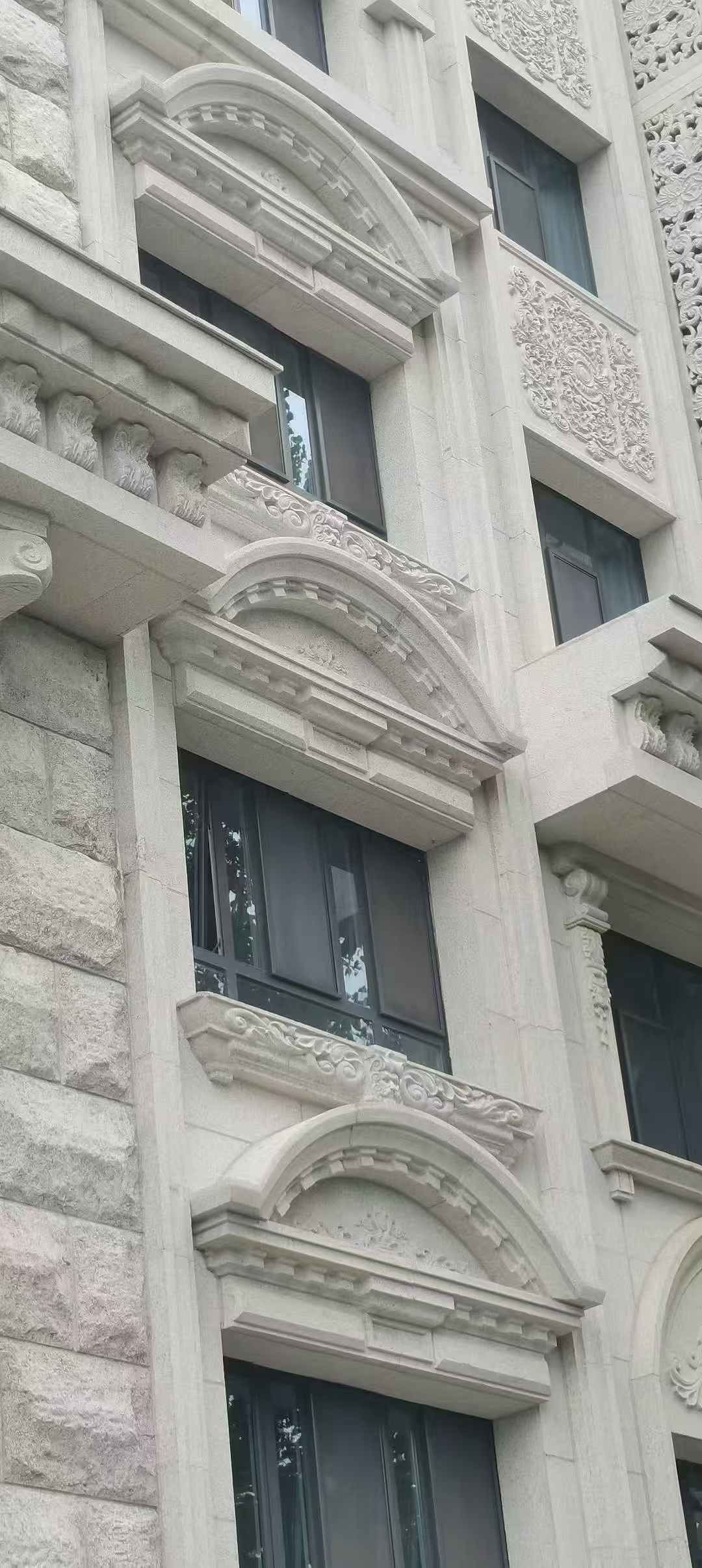 定西芝麻白异形 石材异形定制