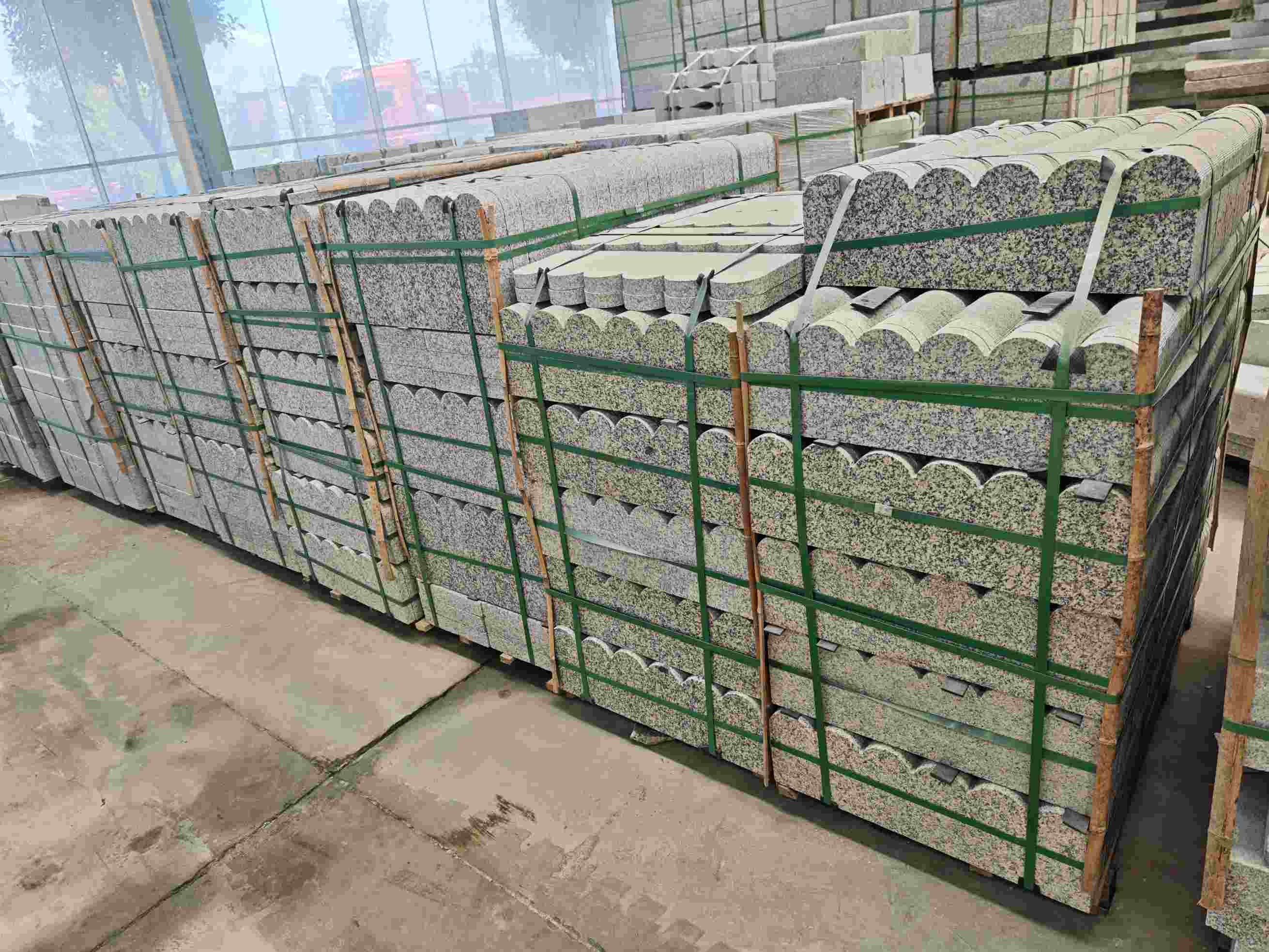 定西芝麻白芙蓉白花边石