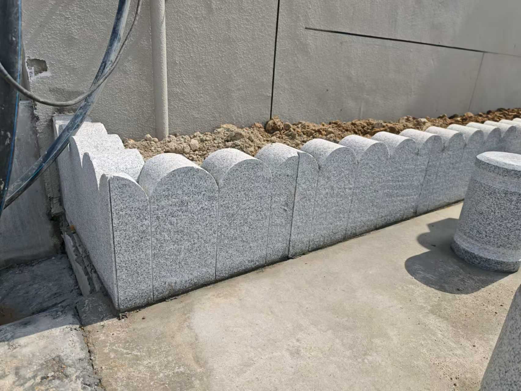 定西芝麻白花边石  围边石