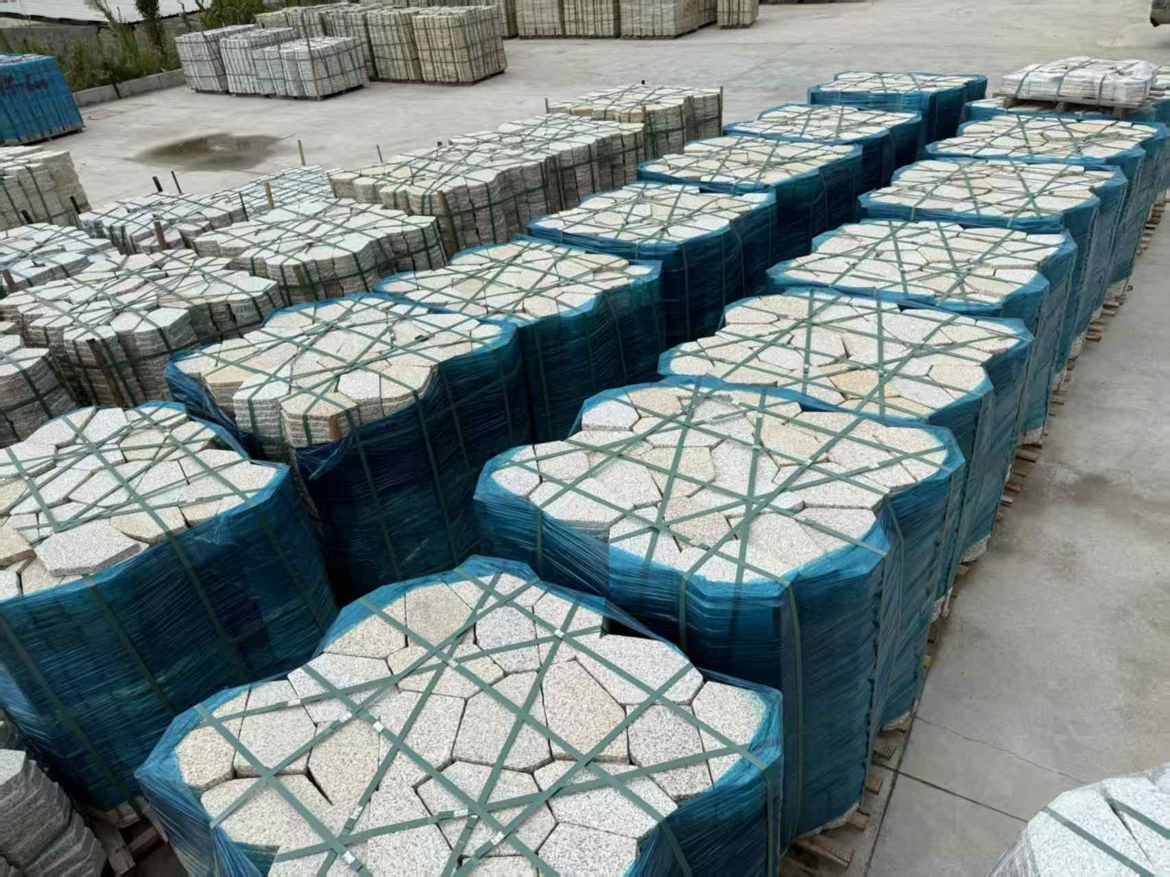 定西黄金麻冰裂纹 碎拼