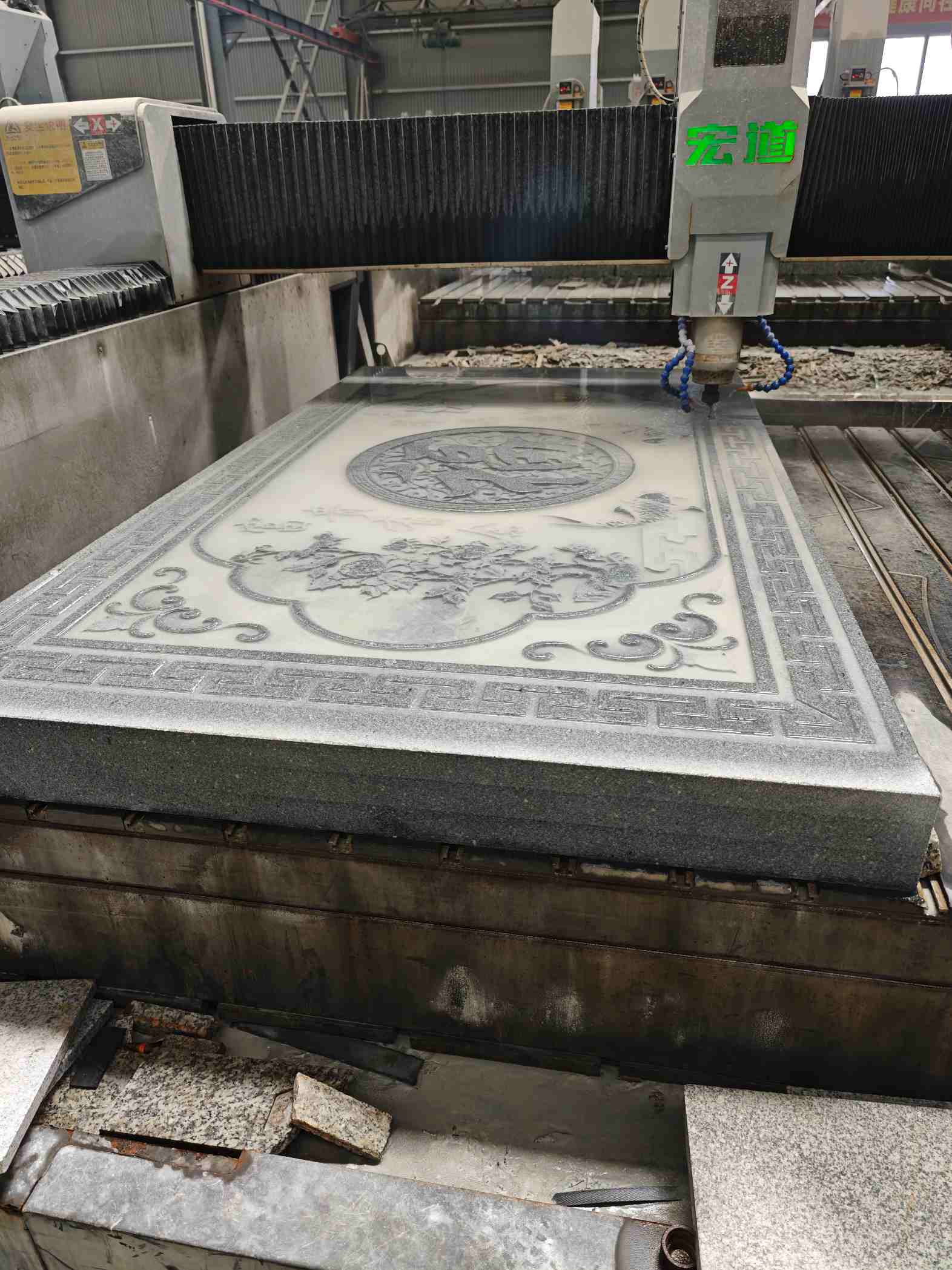 定西芝麻灰雕刻版异形雕刻异形定制